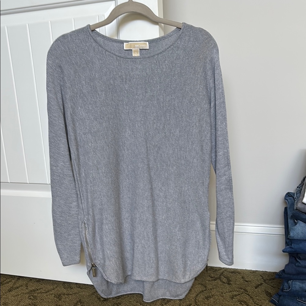 MICHAEL Michael Kors Gray Crew Neck Sweater